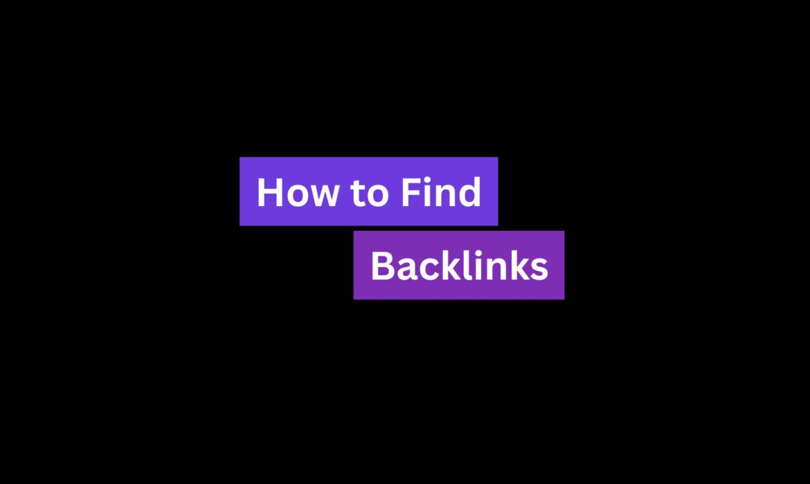 How to Find Backlinks
